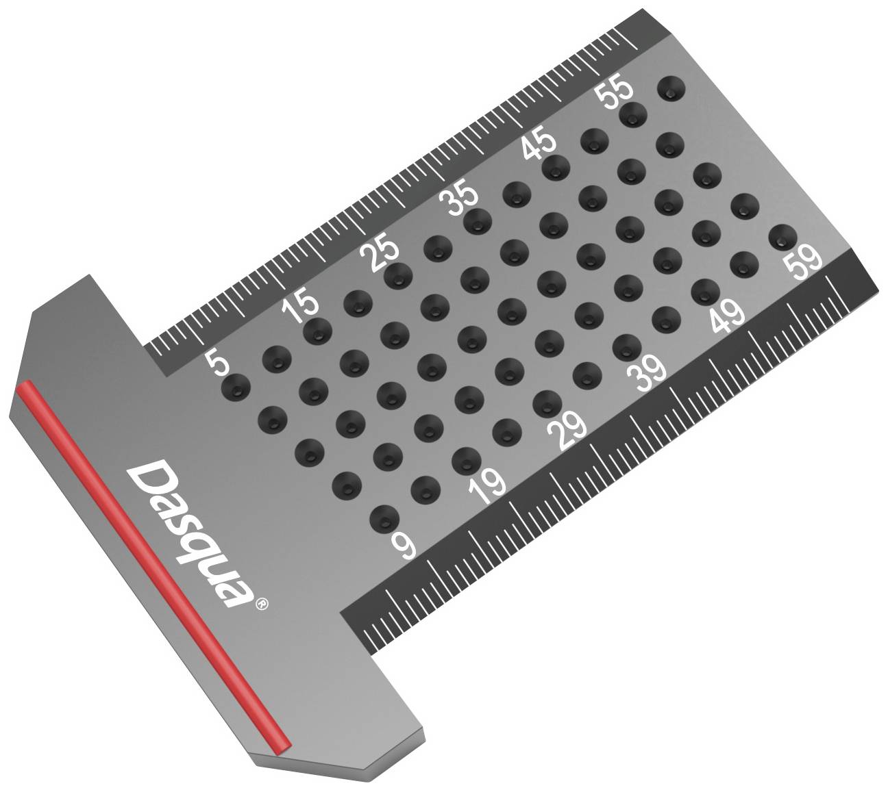 Dasqua 1804-5661 1804-5661 Righello con scala Lega di alluminio