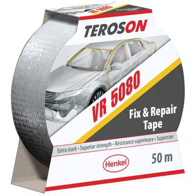 Rolka so 'TEROSON VR 5080 Fix & Repair Tape', 50 m dlhá. Vhodná pre rýchle opravy, poskytuje mimoriadne silnú priľnavosť.