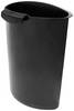 BJZ A-35716 odpadkový papierový kôš 6 l (š x v x h) 25 x 30 x 14.5 cm plast čierna 1 ks