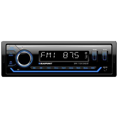 Autorádio s displejom zobrazuje 'FM 87,5'. Vľavo otočný gombík a tlačidlá pre voľbu pásma a zdroja. Vpravo USB a SD karta sloty.