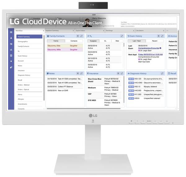 LG Electronics All-in-One PC ThinClient 24CR671N-2P  60.5 cm (23.8 palca)  Full HD Intel® Pentium® N6005 8 GB RAM  256 GB SSD Imagination        24CR671N-2P