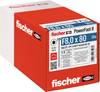 Fischer PowerFast II 566372 skrutka so šesťhranom 8 mm 80 mm vnútorná hviezdica ocel glavanizované zinkom 50 ks