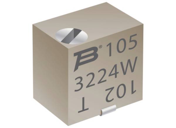 Bourns cermetový trimer lineárny 0.25 W 5 kΩ 4320 ° 1 ks