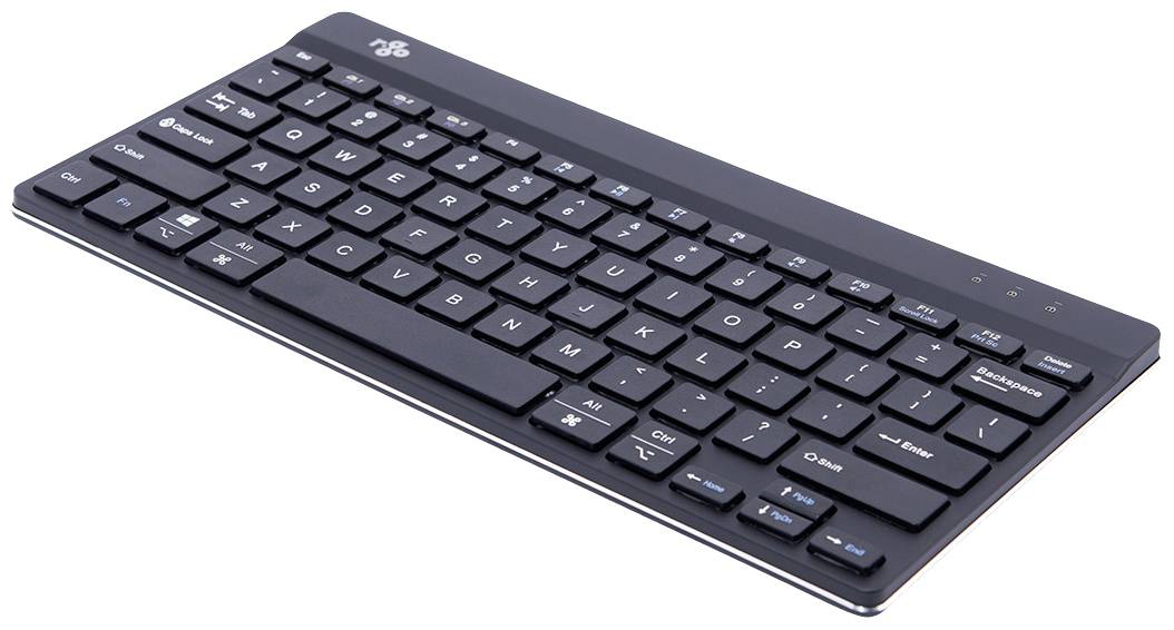 R-GO Tools Compact Break Bluetooth® Tastiera Italiana QWERTY Nero Ergonomico
