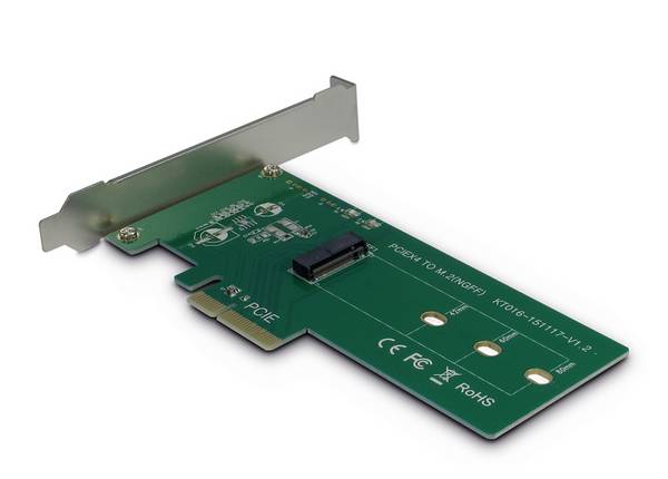 Inter-Tech Inter-Tech KT016 - Schnittstellenadapter - M.2 Card karta PCI-Express M.2 PCIe