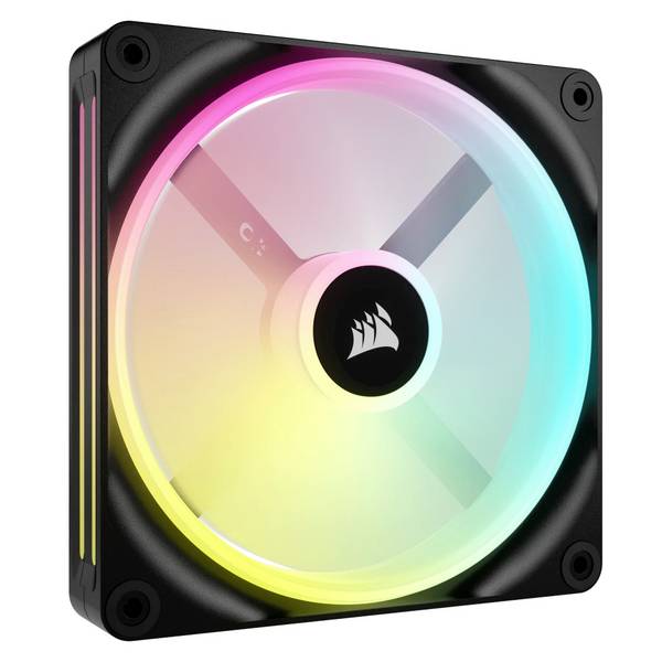 Corsair CO-9051003-WW PC vetrák s krytom čierna, biela (š x v x h) 140 x 140 x 25 mm vrátane LED osvetlenia