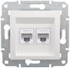 Schneider Electric dátová zásuvka rj45 Asfora Signálna biela (RAL 9003) EPH4870121D