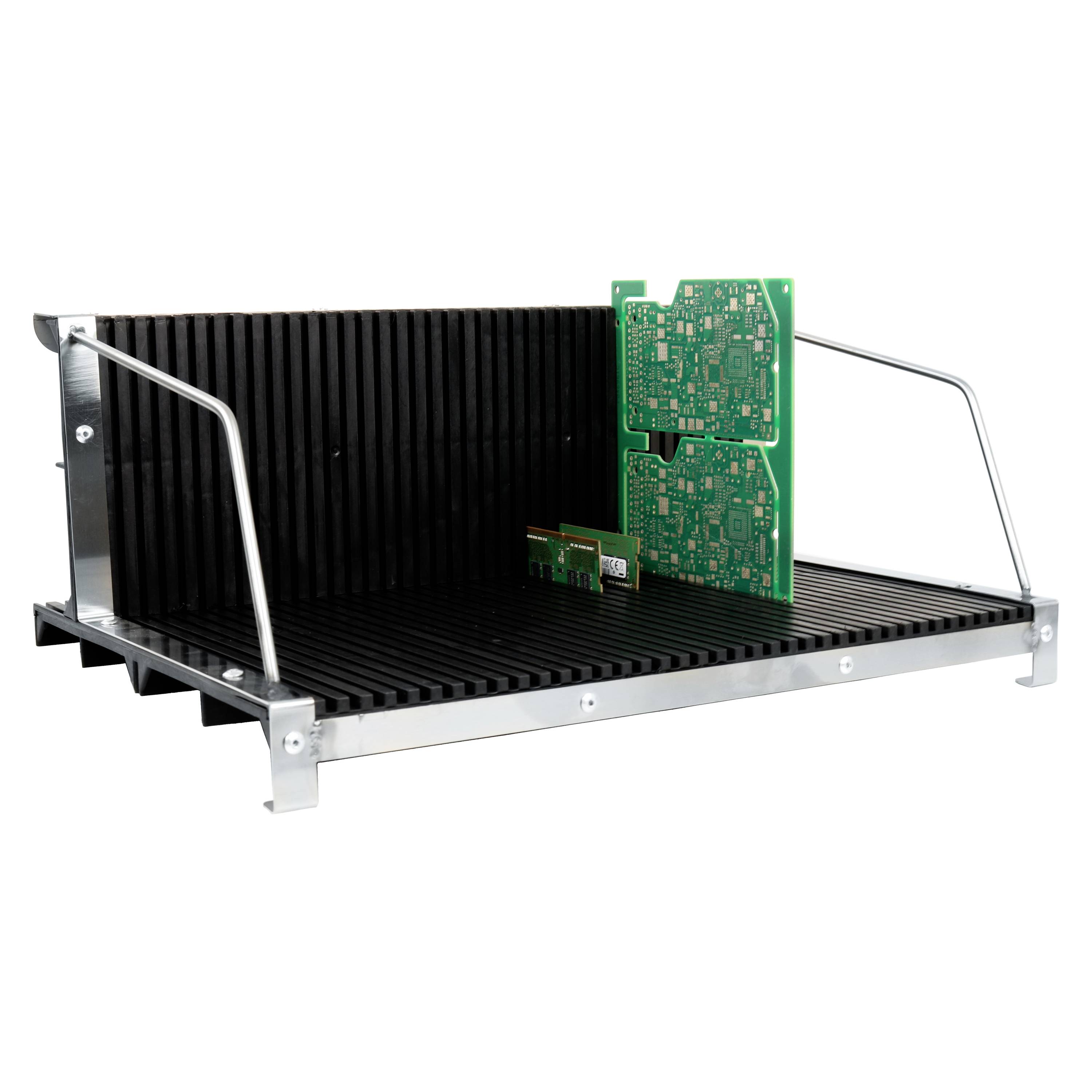 Antistat Supporto per circuiti stampati ESD (L x L x A) 280 x 408 x 164 mm 025-0026