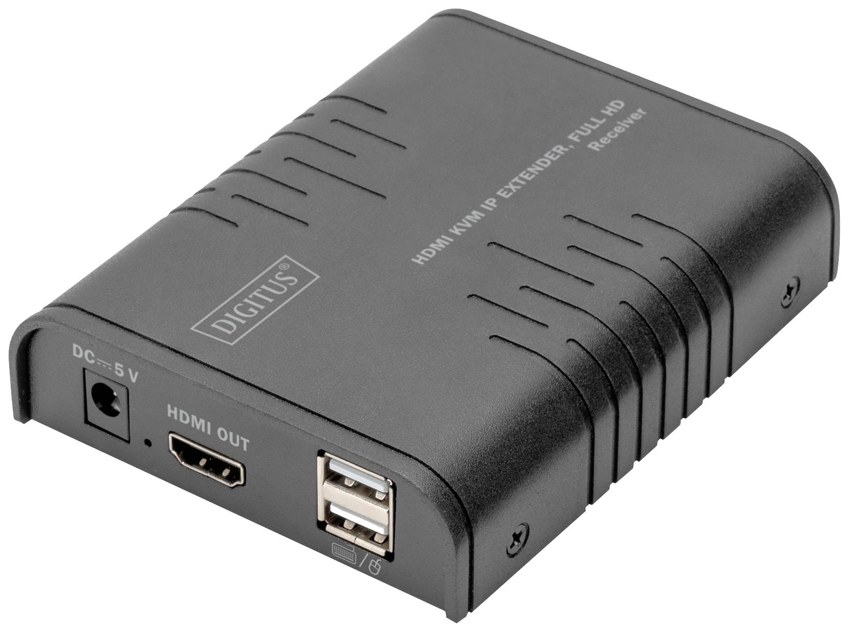 Digitus DS-55530 1 Porta Kit extender, estensore HDMI Nero