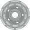 'Bosch Pro' diamantový brúsny kotúč, sivý, so striebornými segmentmi. Popis: 115 mm, 222,23 mm, EN13236, 23060, 80 m/s.