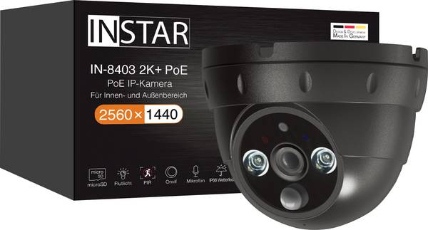 INSTAR IN-8403 2K+ POE sw 14081 LAN IP  bezpečnostná kamera  2560 x 1440 Pixel