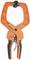 Oranžová svorka s nápisom 'PONY', ktorá má ergonomické rukoväte a čierno-nastaviteľný mechanizmus.