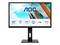 Monitor AOC s 32-palcovou obrazovkou, na ktorom sú zobrazené rôzne technické symboly pre QHD, IPS Wide View, nastaviteľnosť výšky, HDMI a reproduktory.