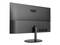 Zadný pohľad na čierny AOC monitor s viacerými pripojovaciami možnosťami vrátane HDMI a VGA. Monitor je umiestnený na kruhovom podstavci.