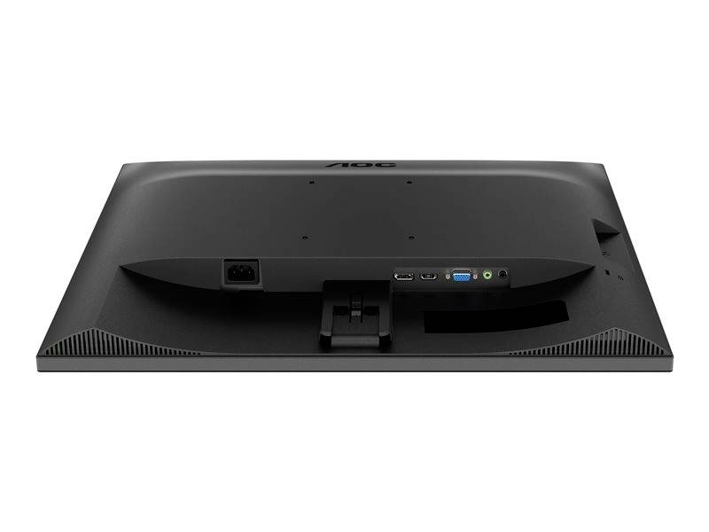 Zadná strana monitora s viacerými portmi vrátane HDMI, DisplayPort a USB.