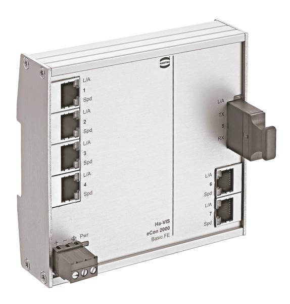 HARTING 24 02 006 1200 priemyselný ethernetový switch 100 MBit/s