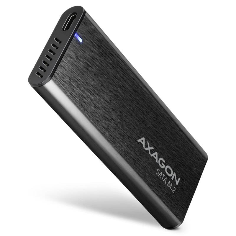 AXAGON EEM2-SBC RAW BOX Alloggiamento SSD M.2 USB-C® (USB 3.2 Gen 2) 10 GBit/s M.2 SATA 2242, 2260, 2280 EEM2-SBC