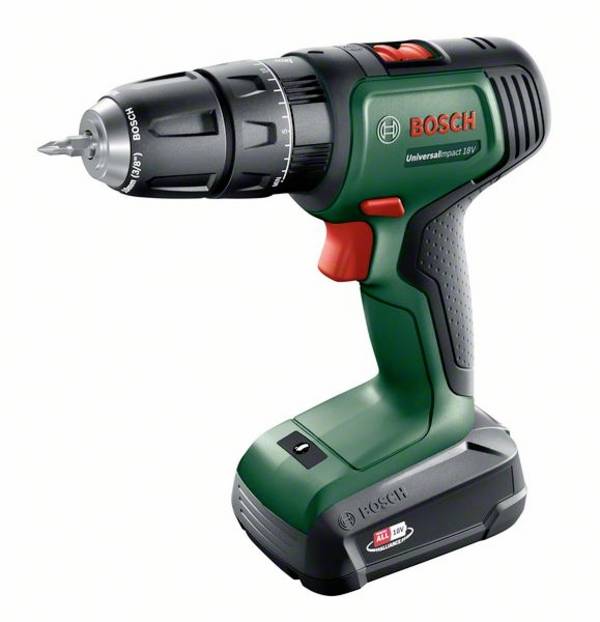 Bosch Home and Garden UniversalImpact 18V aku vŕtací skrutkovač, 2-cestný, + akumulátor, 06039D4101
