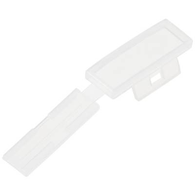 Priehľadný, obdĺžnikový USB kľúč.