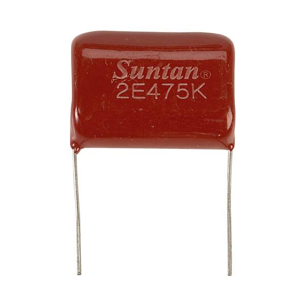 Suntan TS02002E475KSB0I0R 1 ks fóliový kondenzátor   4.7 µF 250 V 10 % 27.5 mm (d x š) 13 mm x 30.5 mm