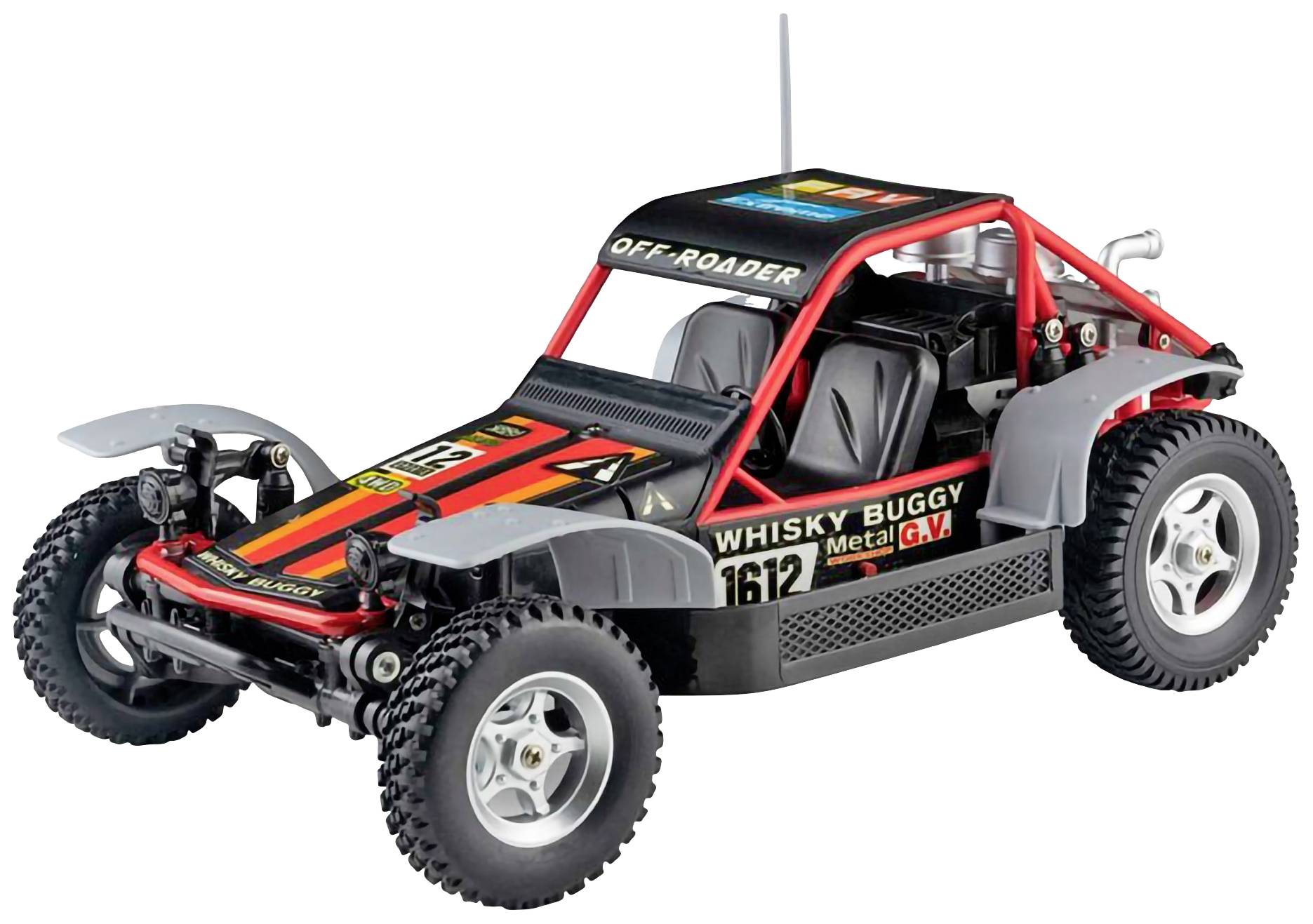 Pichler Modellbau Whisky Rosso Brushed 1:16 Automodello Elettrica Buggy 4WD RtR 2,4 GHz