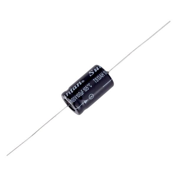 Suntan TS13AH2A101MSB000 Elektrolytische condensator 100 &micro;F 100 V 20 % (l x b) 22 mm x 13 mm 1 stuk(s)
