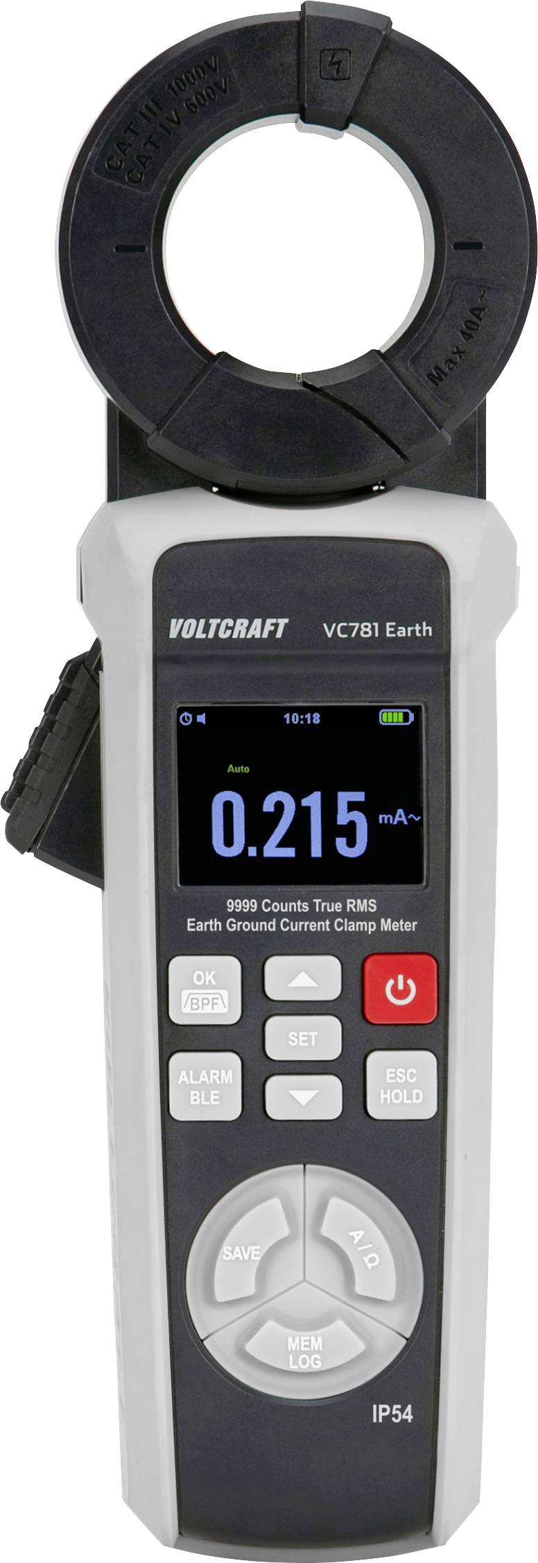 VOLTCRAFT VOLTCRAFT VC781 Erdungsmesszange Pinza di misurazione della messa a terra