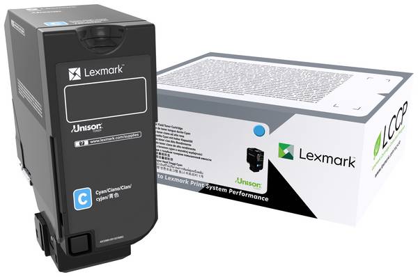 Lexmark CX735 náplň do tlačiarne originál  zelenomodrá Maximálny rozsah stárnek 16200 Seiten