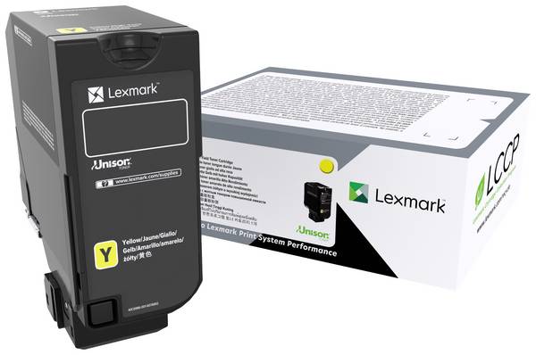 Lexmark CX735 náplň do tlačiarne originál  žltá Maximálny rozsah stárnek 16200 Seiten