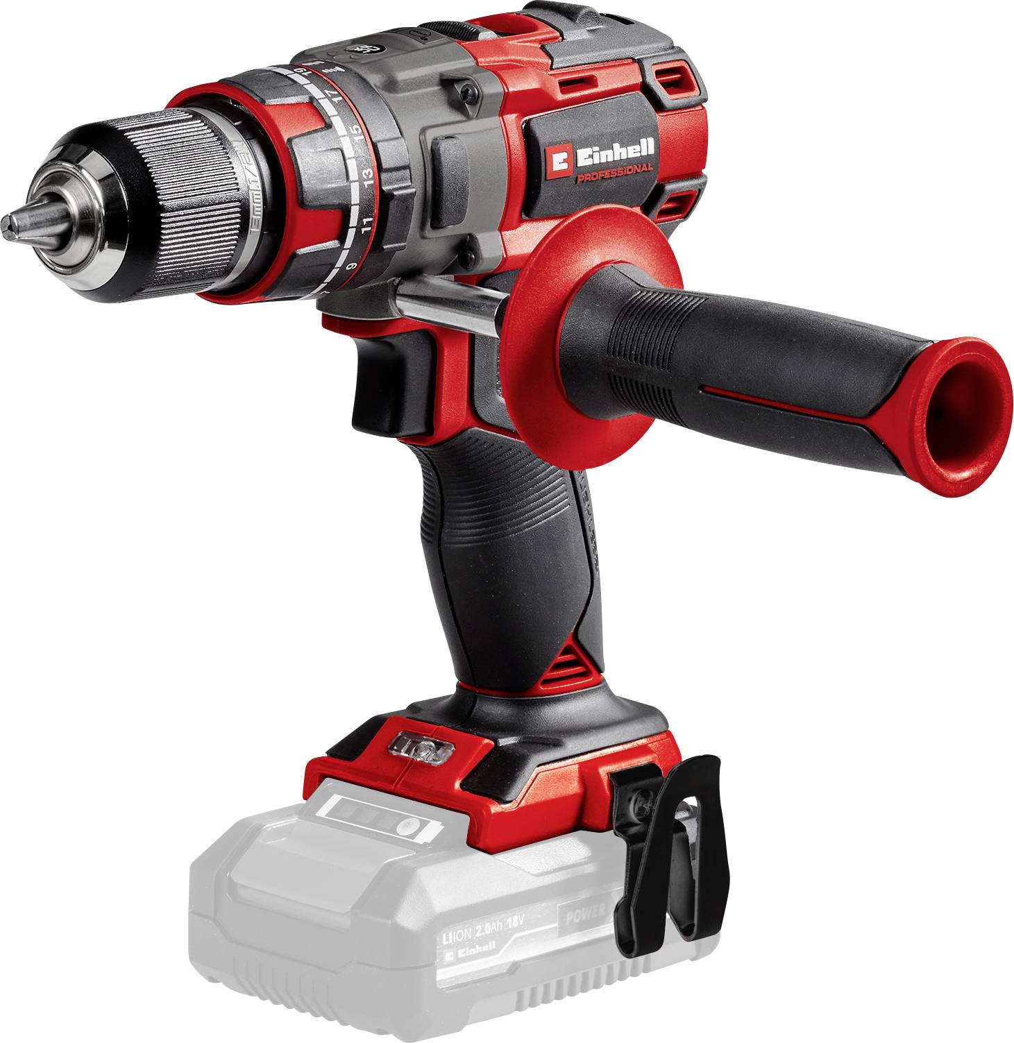 Einhell Professional Professional TP-CD 18/80 Li-i BL - Solo Power X-Change 2-växel-Slagborrmaskin batteri Utan laddare, exkl. batteri/laddare