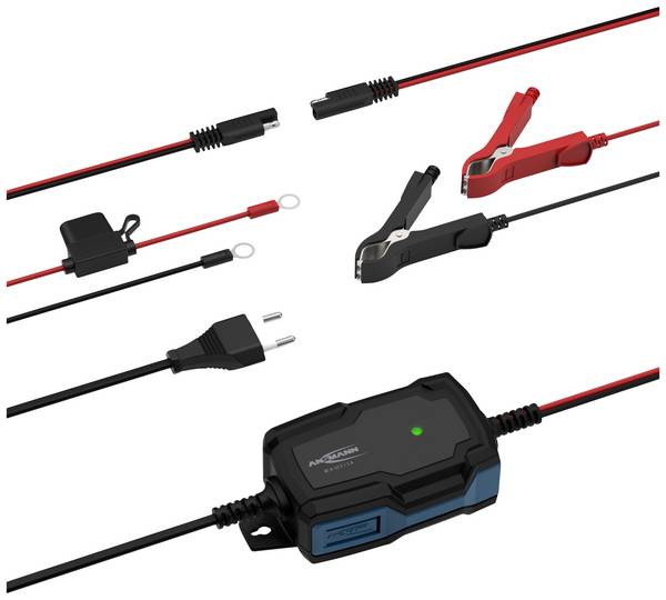 Ansmann BC 6-12V / 1 A 1001-0142 nabíjačka, dielenská nabíjačka, nabíjačka autobatérie, zariadenie na monitorovánie stavu autobatérie, 6 V, 12 V, 1 A, 1 A