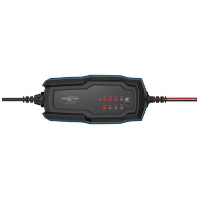 'ANSMANN' nabíjačka s viacerými LED diódami, ktoré indikujú stav nabíjania.