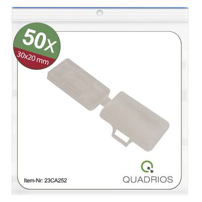 Sada 50 priehľadných zmršťovacích trubíc, veľkosť 30x20 mm, balená v uzatvárateľnom vrecku.