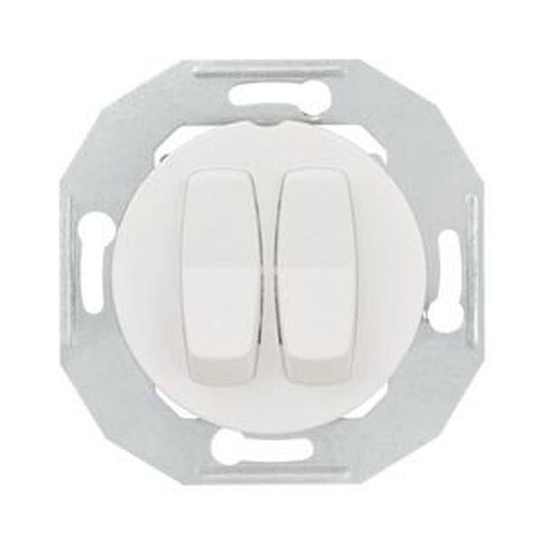 ELSO WDE011026 Interruttore di commutazione doppio ELSO WDE011026 con piastra centrale ws Renova 1 pz.