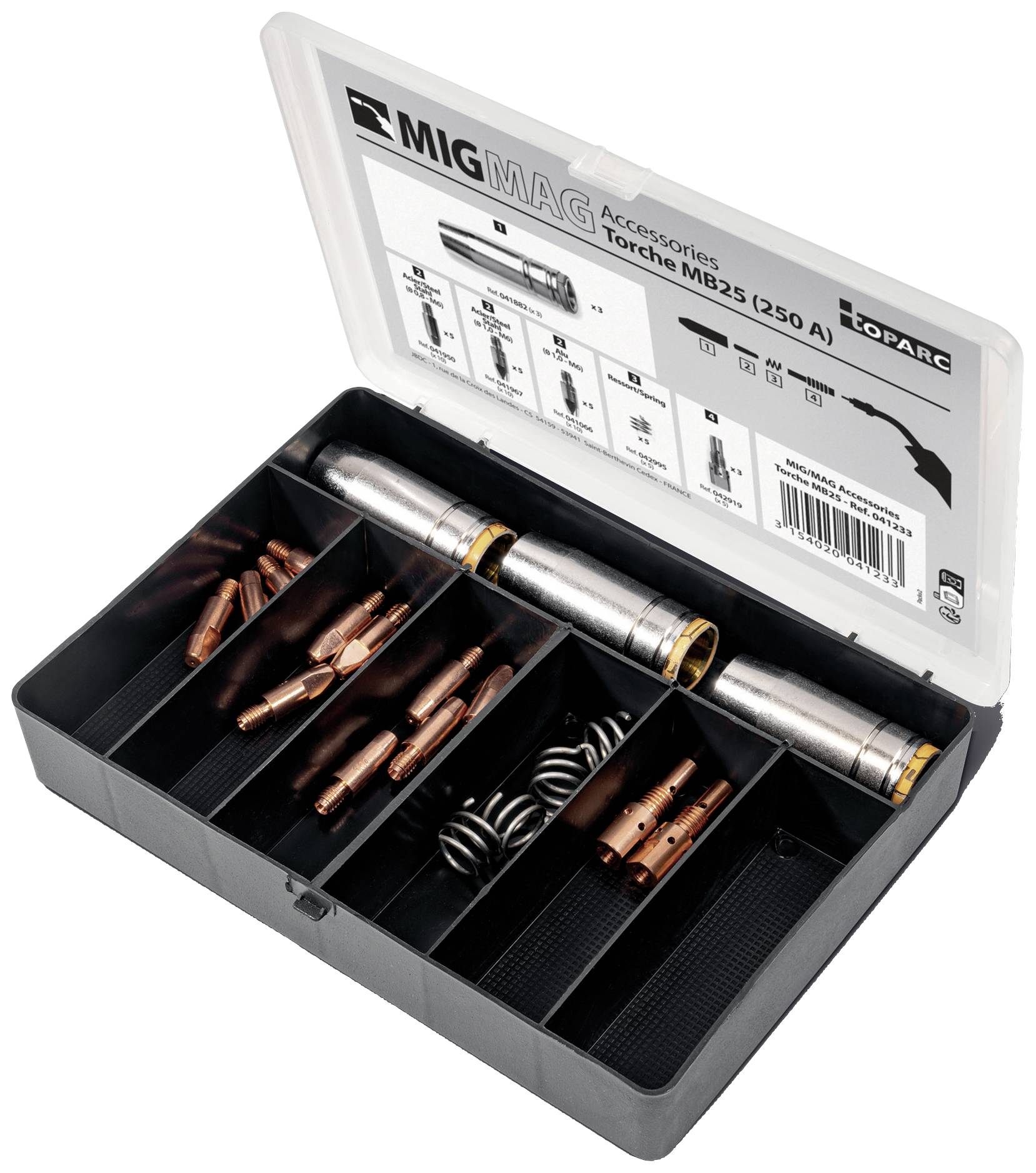 Toparc 041233 Kit di accessori MB 25 - 250 A