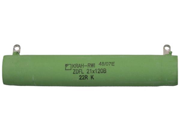 KRAH ZDFL 21X120B 10% 2K2 vysokovýkonný rezistor 2.2 kΩ spájkovacie kontakty  65 W 10 % 1 ks