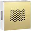 Grothe 46022 gong 80 dBA biela, mosadz