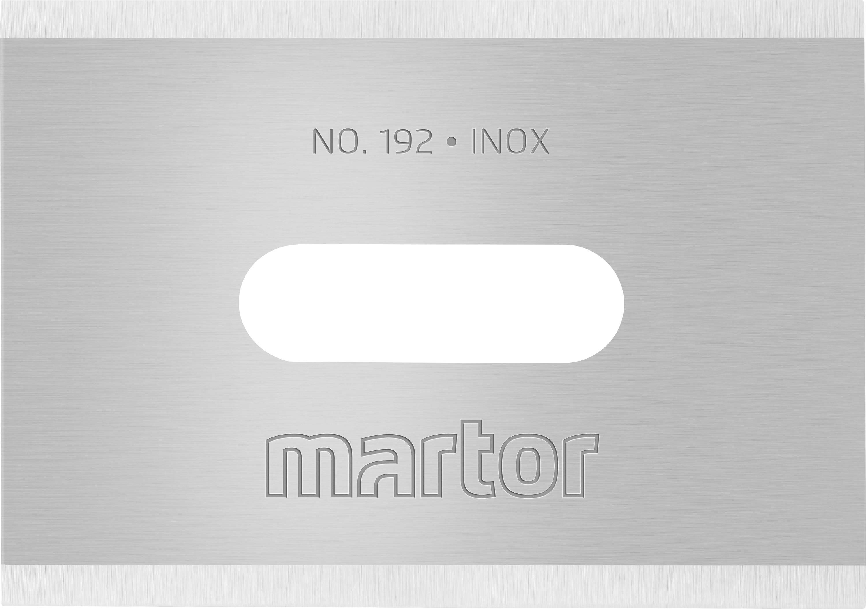 Nože z nehrdzavejúcej ocele s nápisom 'NO. 192 · INOX' a 'martor'.