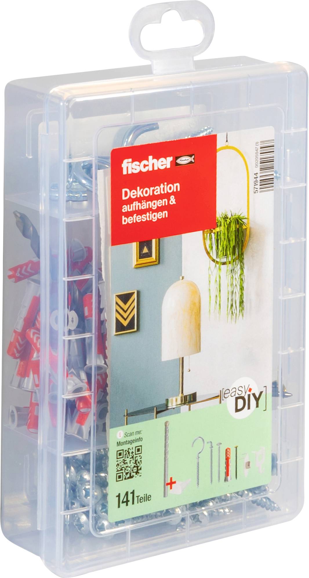 Fischer 571944 box s výberom hmoždiniek 571944 1 sada