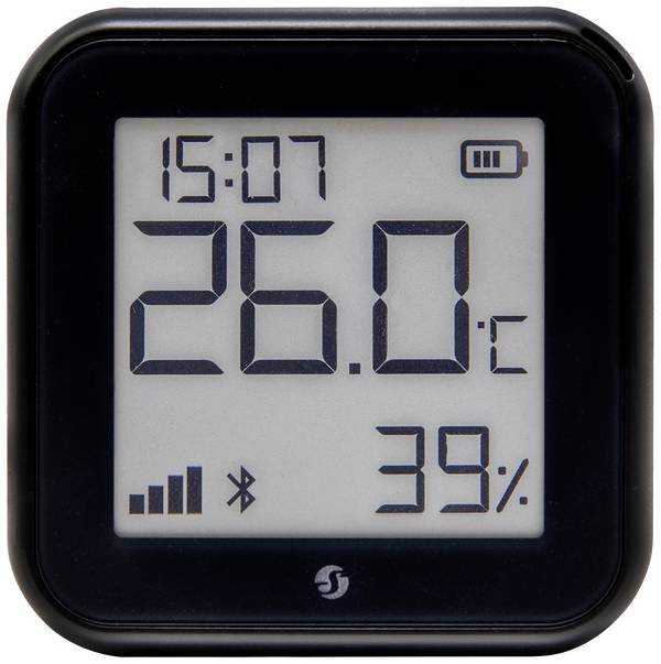 Shelly H&T Gen 3 Matte Black  bezdrôtové teplotné a vlhkostné čidlo  Bluetooth, Wi-Fi