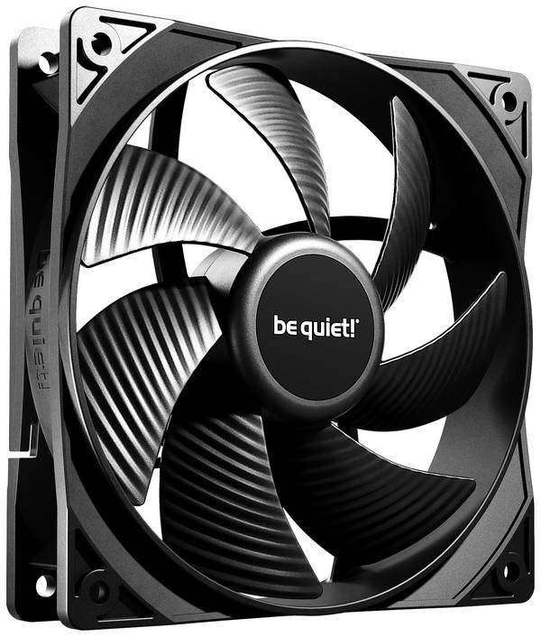 BeQuiet Pure Wings 3 PC vetrák s krytom čierna (š x v x h) 120 x 25 x 120 mm