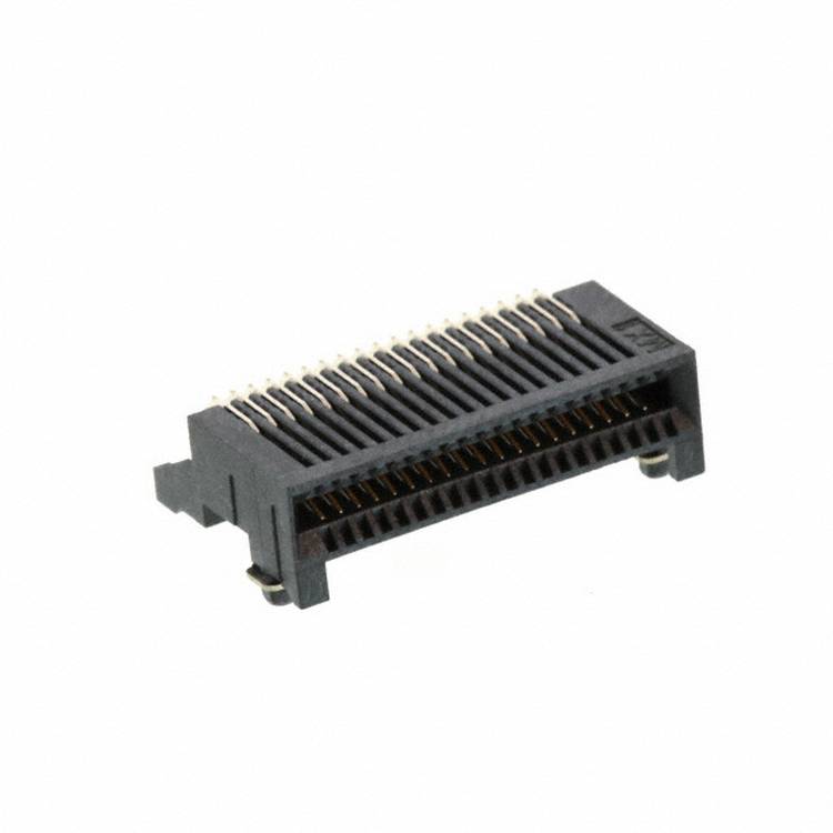 Molex vstavaná zásuvková lišta (štandardná) Počet pólov 38 Raster (rozteč): 0.8 mm 755860104 1 ks Tape on Full reel-0