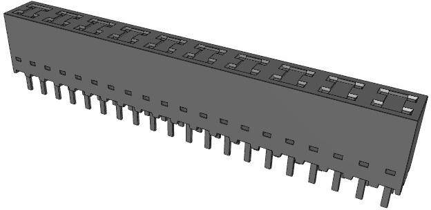 Molex vstavaná zásuvková lišta (štandardná) Počet pólov 40 Raster (rozteč): 2.54 mm 901512140 1 ks Tube-0