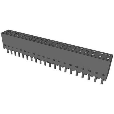 Molex vstavaná zásuvková lišta (štandardná) Počet pólov 40 Raster (rozteč): 2.54 mm 901512140 1 ks Tube-0