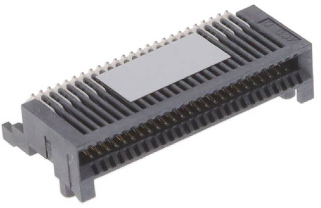 Molex vstavaná zásuvková lišta (štandardná) Počet pólov 50 Raster (rozteč): 0.80 mm 755860006 1 ks Tape on Full reel-0