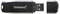 USB kľúč od Intenso s čiernym krytom a kovovou čiapočkou, čiastočne odkrytý, aby bolo vidieť USB port.