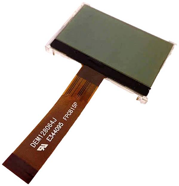 Display Elektronik LCD displej   biela 128 x 64 Pixel (š x v x h) 80.00 x 54.00 x 6.5 mm DEM128064JFGH-PW