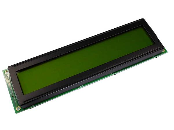 Display Elektronik LCD displej  čierna žltozelená  (š x v x h) 146 x 43 x 14 mm DEM20232SYH-LY-CYR