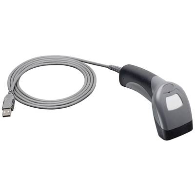 Čítačka čiarových kódov s káblom a USB portom ukazuje svoje možnosti použitia pri skenovaní čiarových kódov v obchodoch.