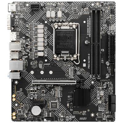 Čierna základná doska s viacerými slotmi a konektormi vrátane slotov pre RAM, PCIe slotov a socketu pre procesor.